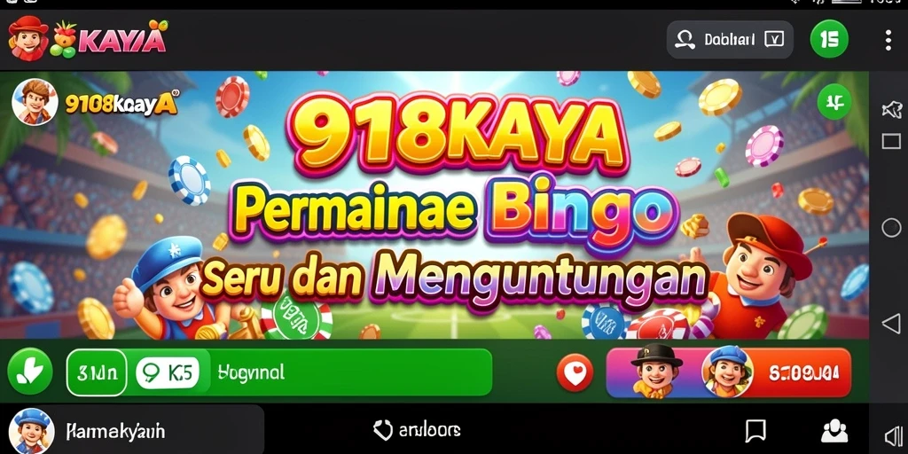 Tampilan gameplay seru dari permainan Bingo 918KAYA.