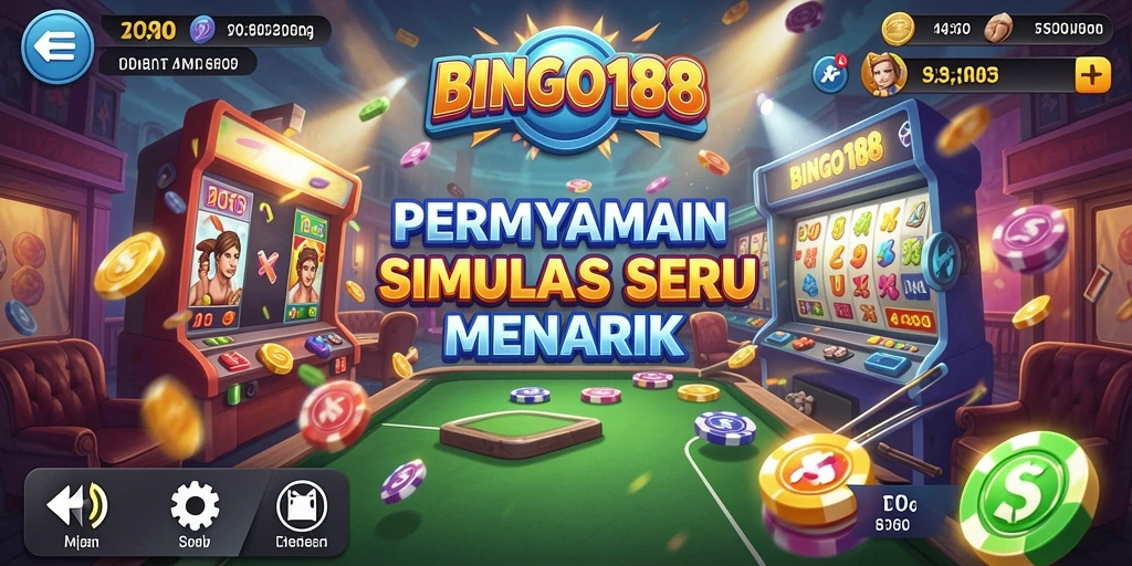 Tampilan gameplay seru dalam BINGO188 saat bermain bingo.