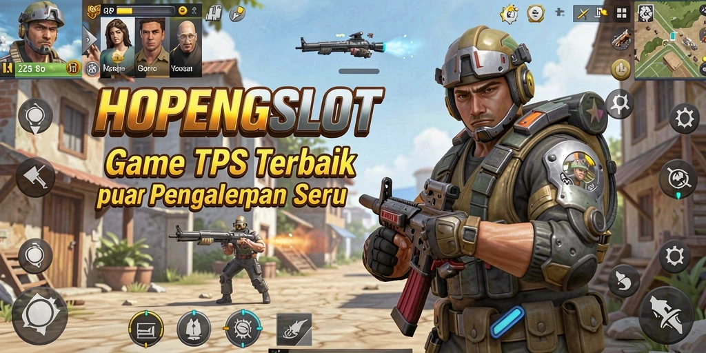 Gameplay HOPENGSLOT menampilkan aksi pertempuran yang dinamis dan seru.