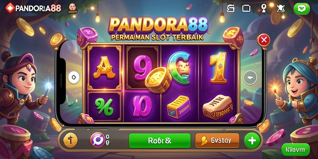 Tampilan menarik dari gameplay slot PANDORA88 yang seru.