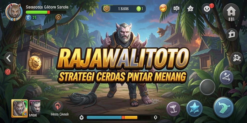 Screenshot utama RAJAWALITOTO menampilkan seru dan intensnya gameplay strategi.
