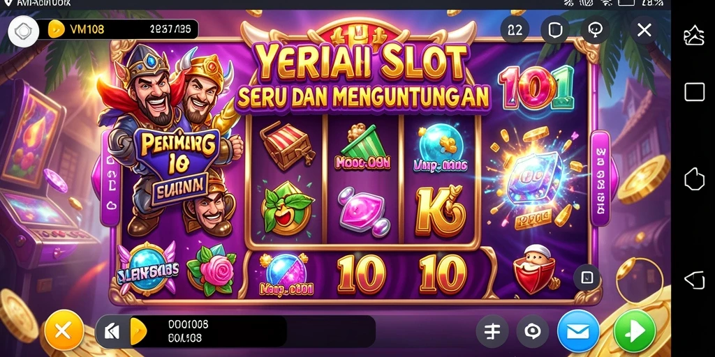 Tampilan menarik dari gameplay slot di VM108 yang memikat.